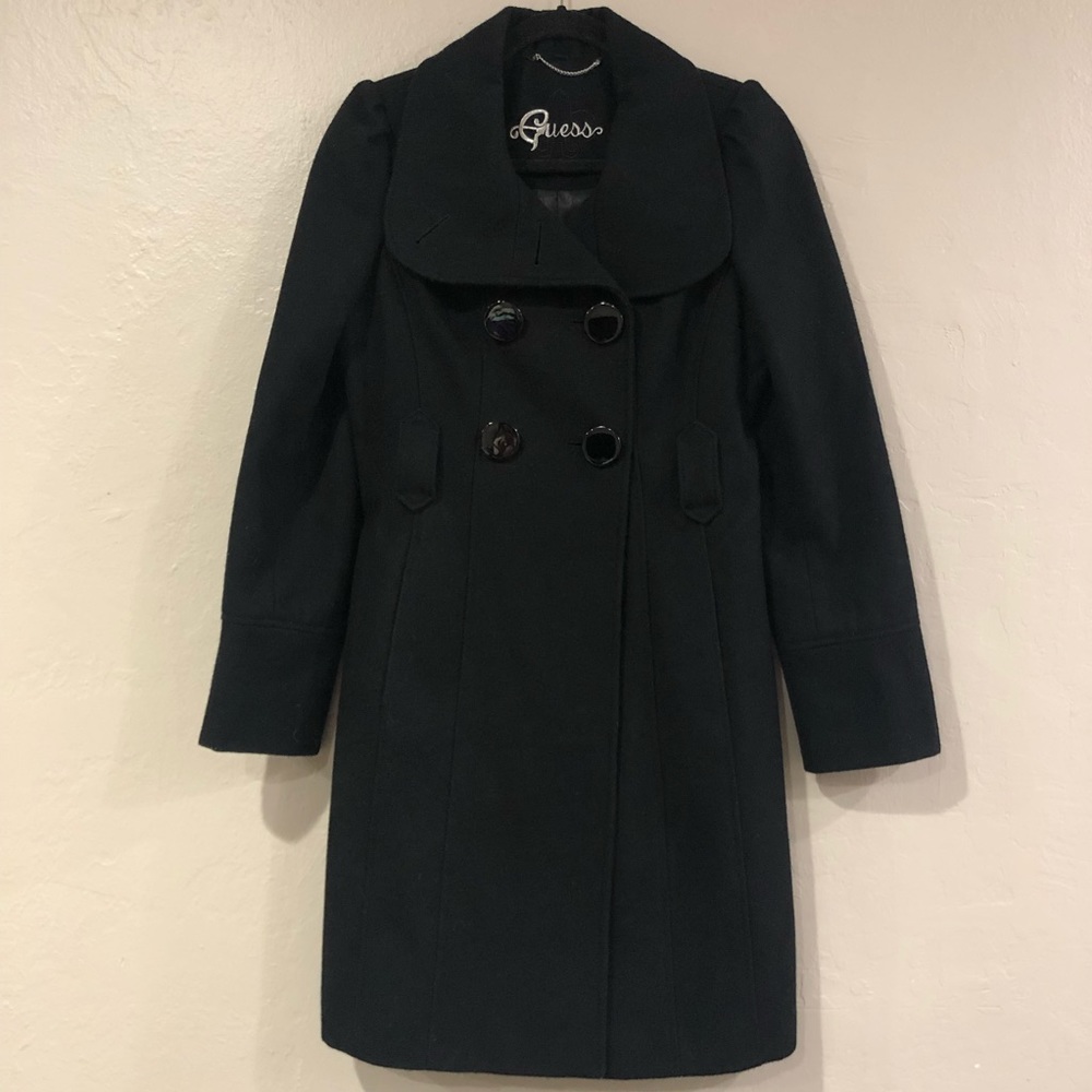Beautiful Long Wool Pea Coat!
